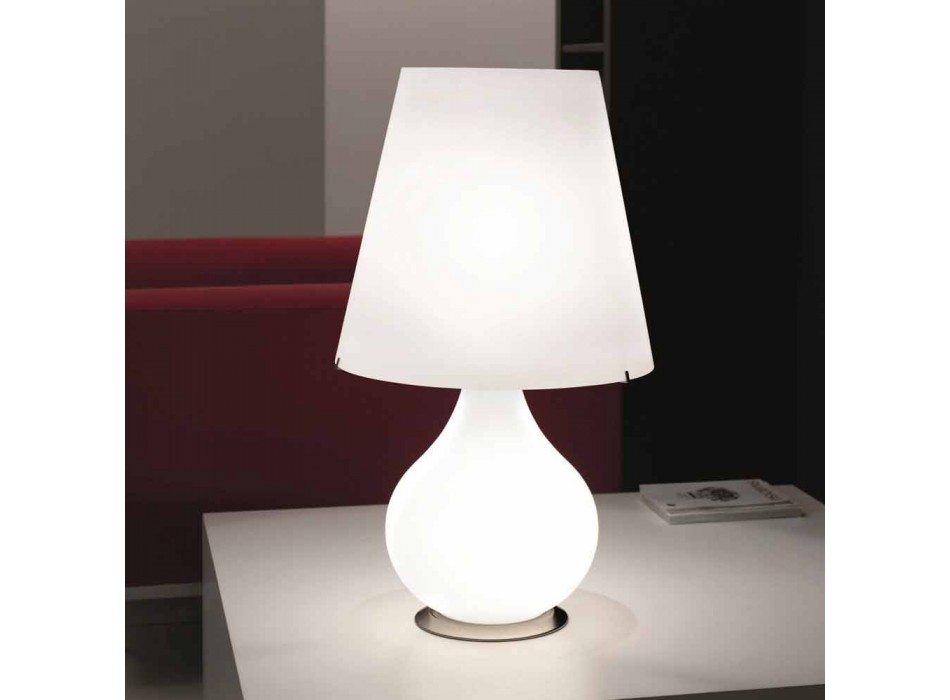 Selene lámpara siempre mesa de vidrio soplado Ø41 H 72cm viadurini