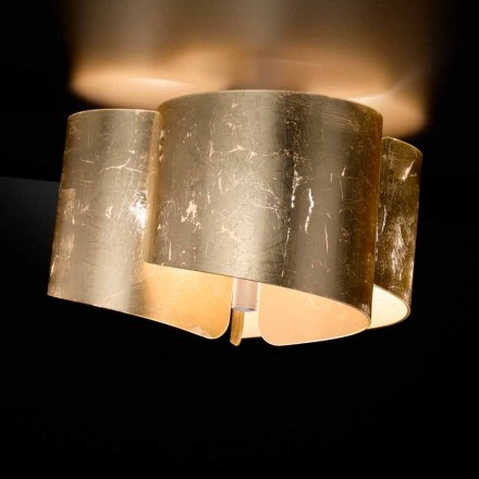 Selene Papiro cristal de la lámpara de techo fabricado en Italia Ø46 H28cm viadurini