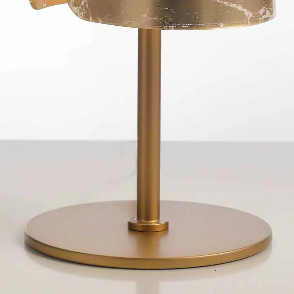 Selene Papiro cristal de la lámpara de mesa de diseño Ø15 H38cm viadurini