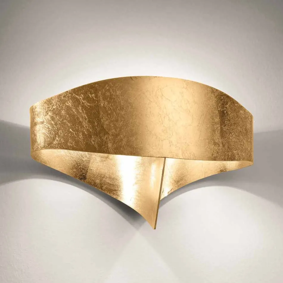 lámpara de pared moderna Selene hecho en Italia Escudo 29x15xH16 cm viadurini