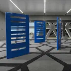 Código de pared de diseño moderno separado en Italia viadurini