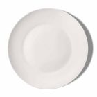 Juego de 24 platos llanos de porcelana blanca de diseño clásico - Romilda viadurini