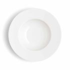 Servicio 24 platos modernos blancos y 12 tazas de porcelana - Mónaco viadurini