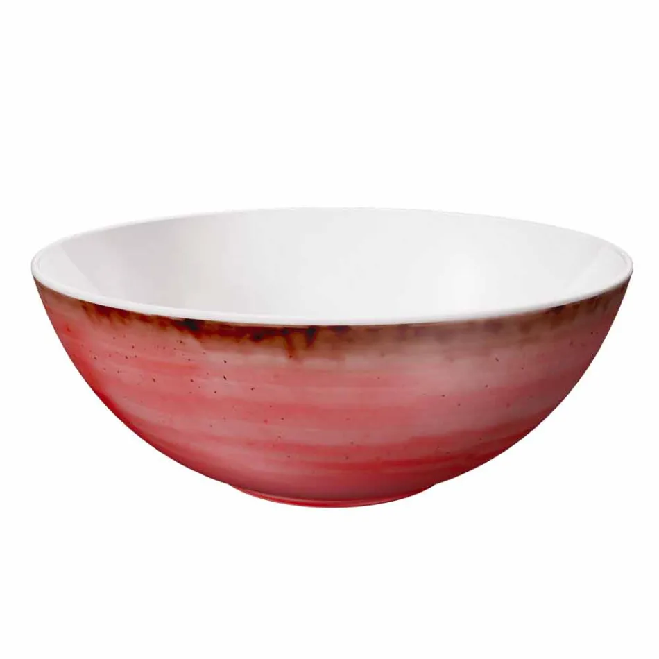 Servicio 6 Cuencos para Helados y 2 Cuencos en Porcelana Coloreada - Rurolo viadurini