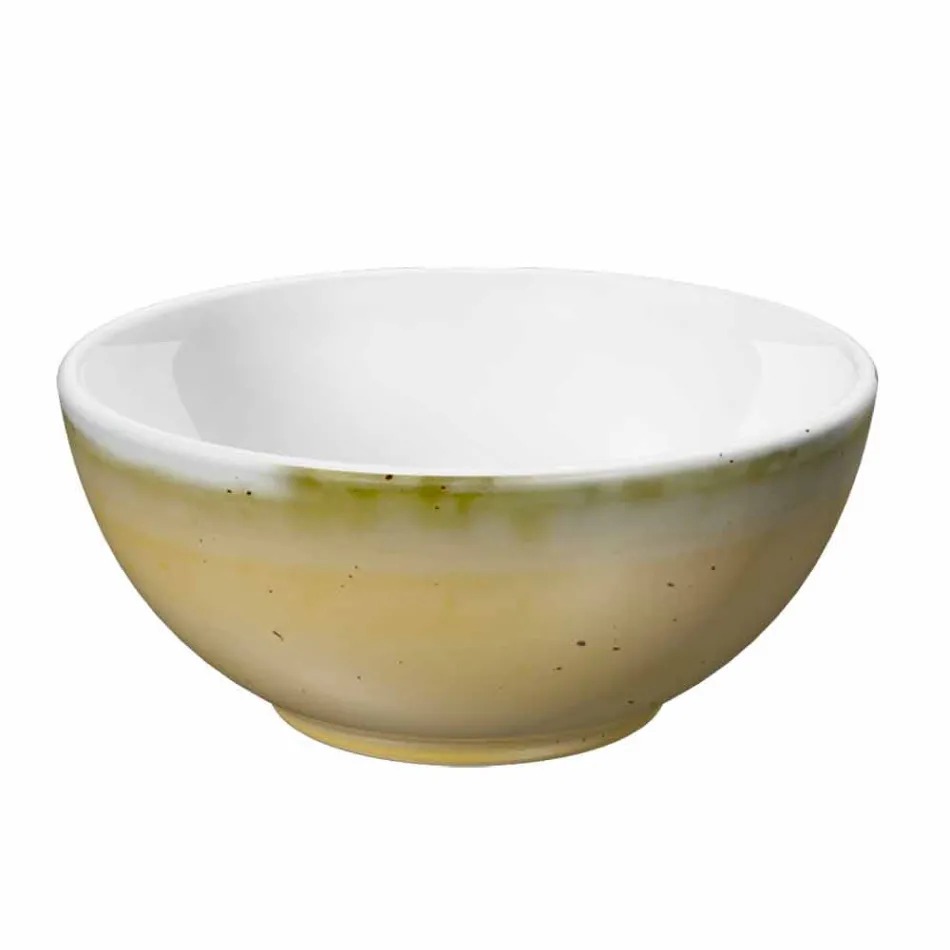 Servicio 6 Cuencos para Helados y 2 Cuencos en Porcelana Coloreada - Rurolo viadurini