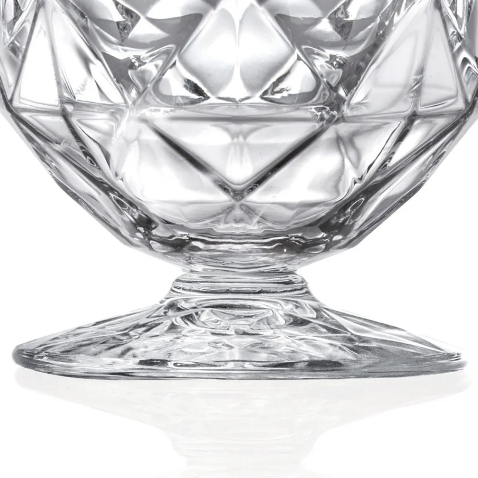 Servicio de Vasos de Licor Low Glass en Eco Crystal 12 Pzs - Bromeo viadurini