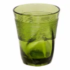 Set de 6 vasos de agua de vidrio coloreado Diseño particular - Sarabi viadurini