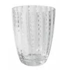 Servicio de vasos de agua de vidrio coloreado con lunares, 12 piezas - Botswana viadurini