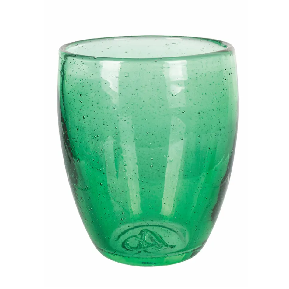 Vasos de agua de vidrio soplado de colores de 12 piezas - Guerrero viadurini