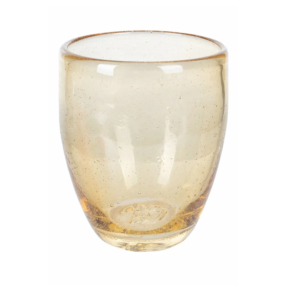 Vasos de agua de vidrio soplado de colores de 12 piezas - Guerrero viadurini