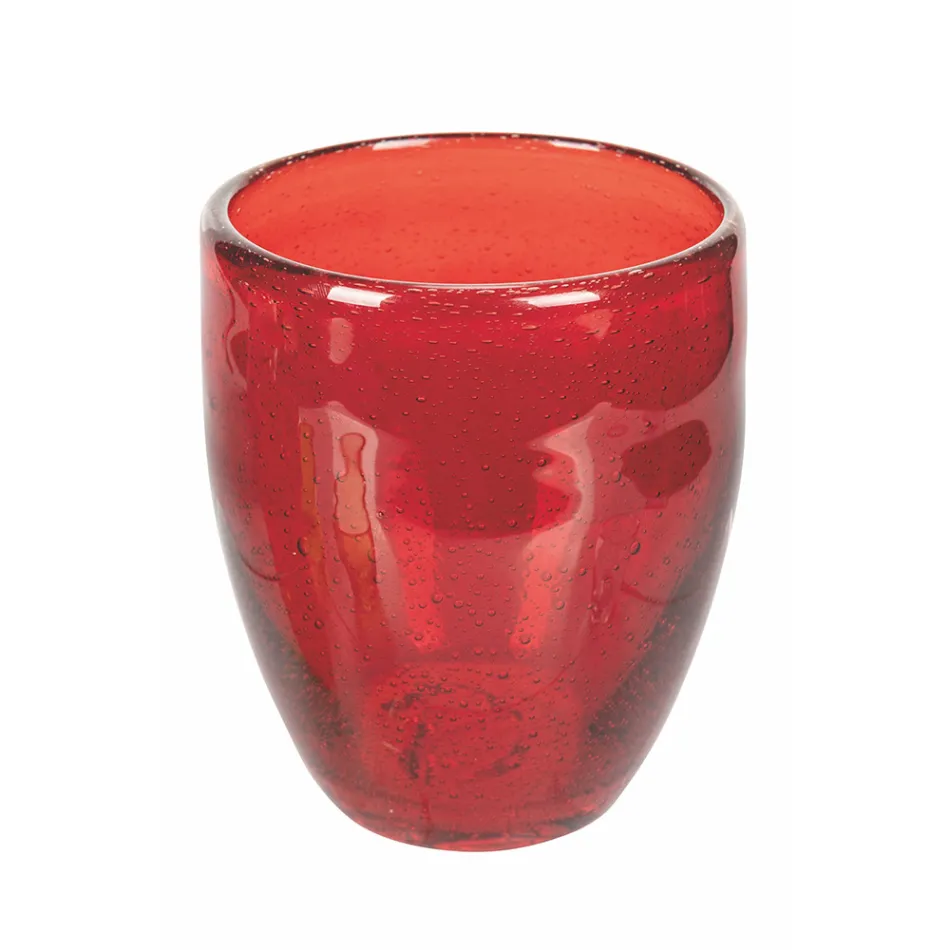 Vasos de agua de vidrio soplado de colores de 12 piezas - Guerrero viadurini