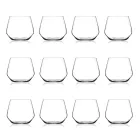 Juego de vasos de agua en Eco Crystal Minimal Design 12 Pcs - Etera viadurini