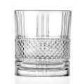 Juego de vasos de vaso bajo en cristal ecológico decorado, 12 piezas - Lively