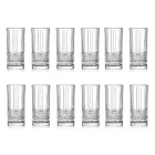 Vaso Vaso Eco Cristal Juego de Copas Diamante Decoración 12 Piezas - Lively viadurini
