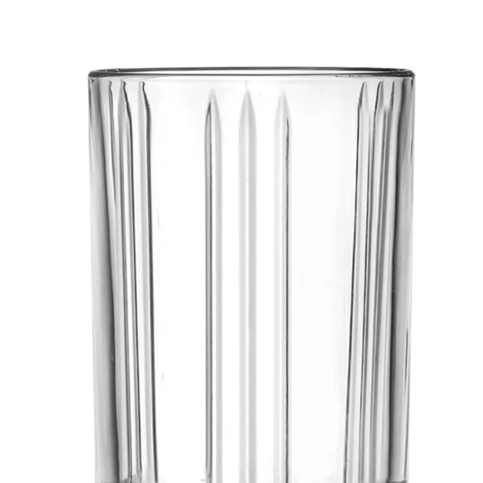 Vaso Vaso Eco Cristal Juego de Copas Diamante Decoración 12 Piezas - Lively viadurini
