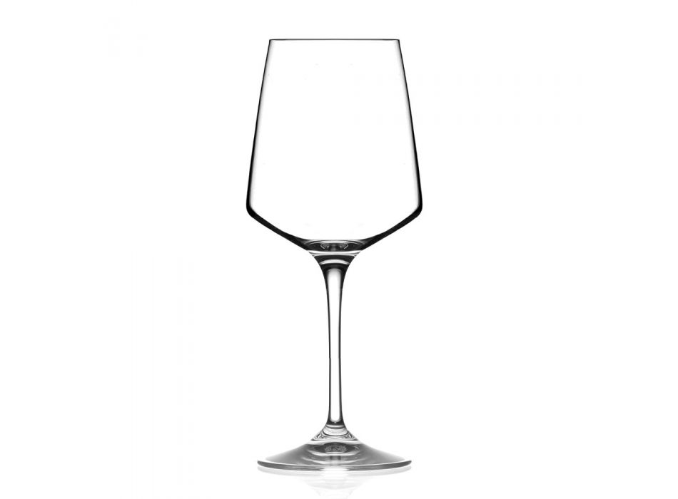 Juego de 12 copas de vino minimalistas de cristal ecológico rojo o blanco - Etera viadurini