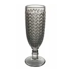 Juego de Copa Flauta en Vidrio de Colores y Diferentes Decoraciones 12 Piezas - Mixta viadurini