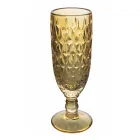 Juego de Copa Flauta en Vidrio de Colores y Diferentes Decoraciones 12 Piezas - Mixta viadurini