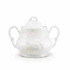 Servicio Completo de Desayuno 22 Piezas en Porcelana Blanca - Gimignano viadurini