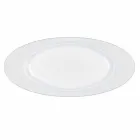 Moderno Porcelana Blanca Diseño Ovalado Porción Set 2 Piezas - Telescopio viadurini