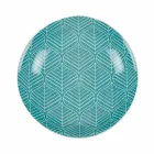 Servicio de mesa completo en porcelana de colores 18 piezas - Indonesia viadurini