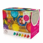 Vajilla con platos de colores 18 piezas en gres moderno - Abruzos viadurini