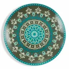 Vajilla de porcelana color azul, 18 piezas - Eivissa viadurini