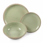 Vajilla Set Platos de colores Diseño completo de 18 piezas - Osteria viadurini