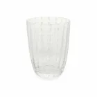 Conjunto de 6 vasos modernos de diseño de vidrio coloreado para agua - Botswana viadurini