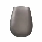 Juego de vasos de agua de vidrio coloreado moderno, 12 piezas - Borde viadurini