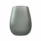 Juego de vasos de agua de vidrio coloreado moderno, 12 piezas - Borde viadurini