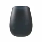 Juego de vasos de agua de vidrio coloreado moderno, 12 piezas - Borde viadurini