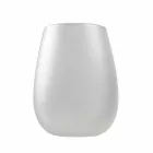 Juego de vasos de agua de vidrio coloreado moderno, 12 piezas - Borde viadurini