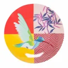 Servicio de vajilla de porcelana y gres de diseño coloreado de 18 piezas - Tropycale viadurini