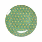 Servicio de vajilla de porcelana y gres de diseño coloreado de 18 piezas - Tropycale viadurini