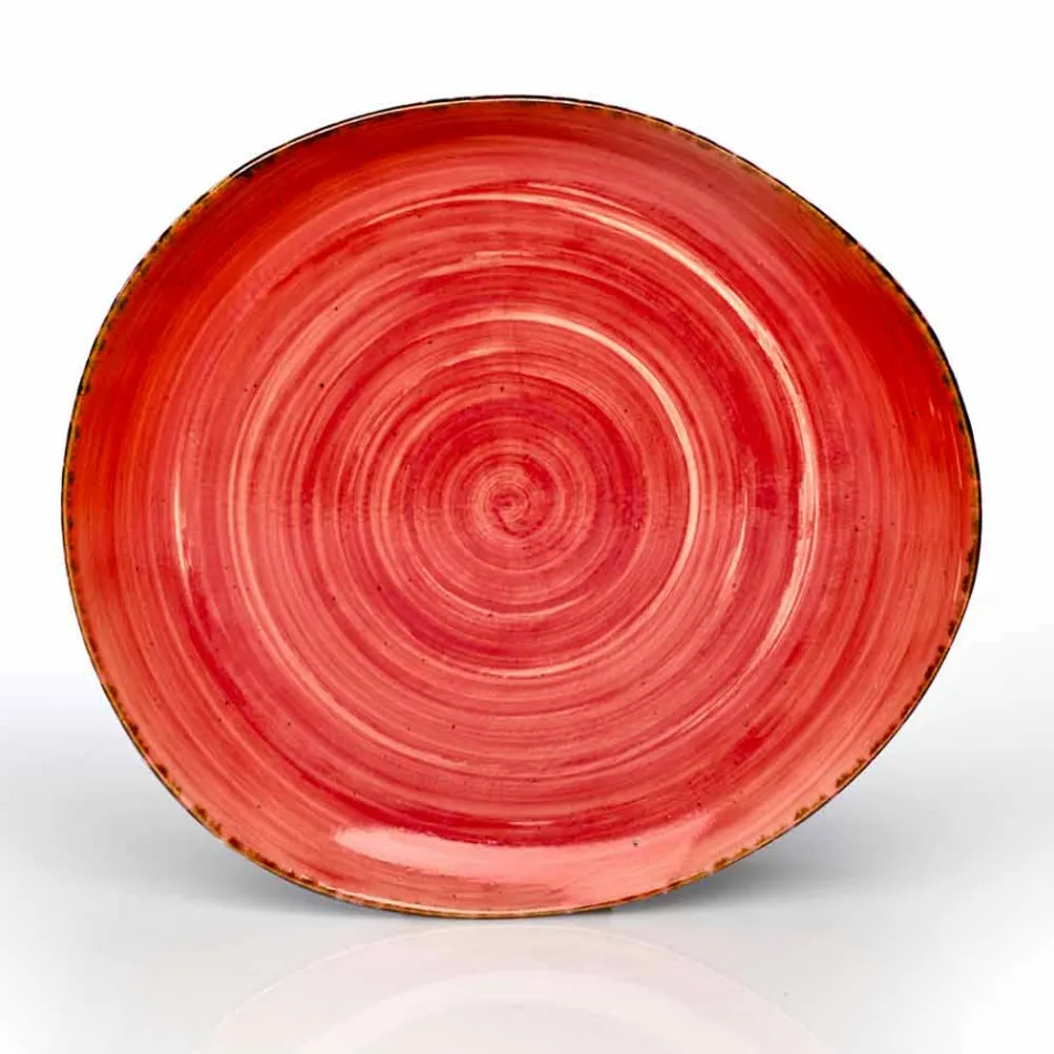 Conjunto de 16 platos de diseño moderno en elegante gres de colores - Simba viadurini