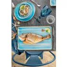 Conjunto de 16 platos de diseño moderno en elegante gres de colores - Simba viadurini