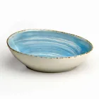 Conjunto de 16 platos de diseño moderno en elegante gres de colores - Simba viadurini