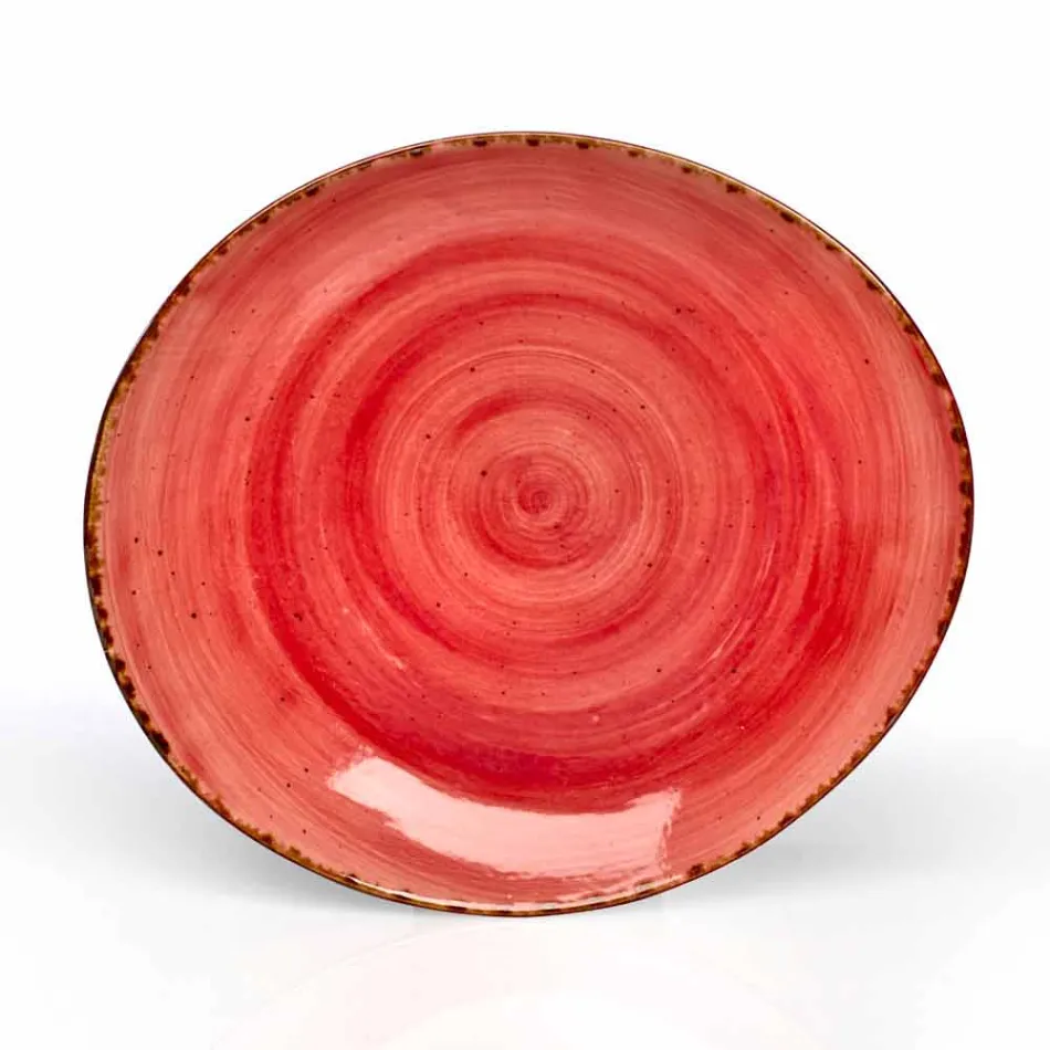 Conjunto de 16 platos de diseño moderno en elegante gres de colores - Simba viadurini