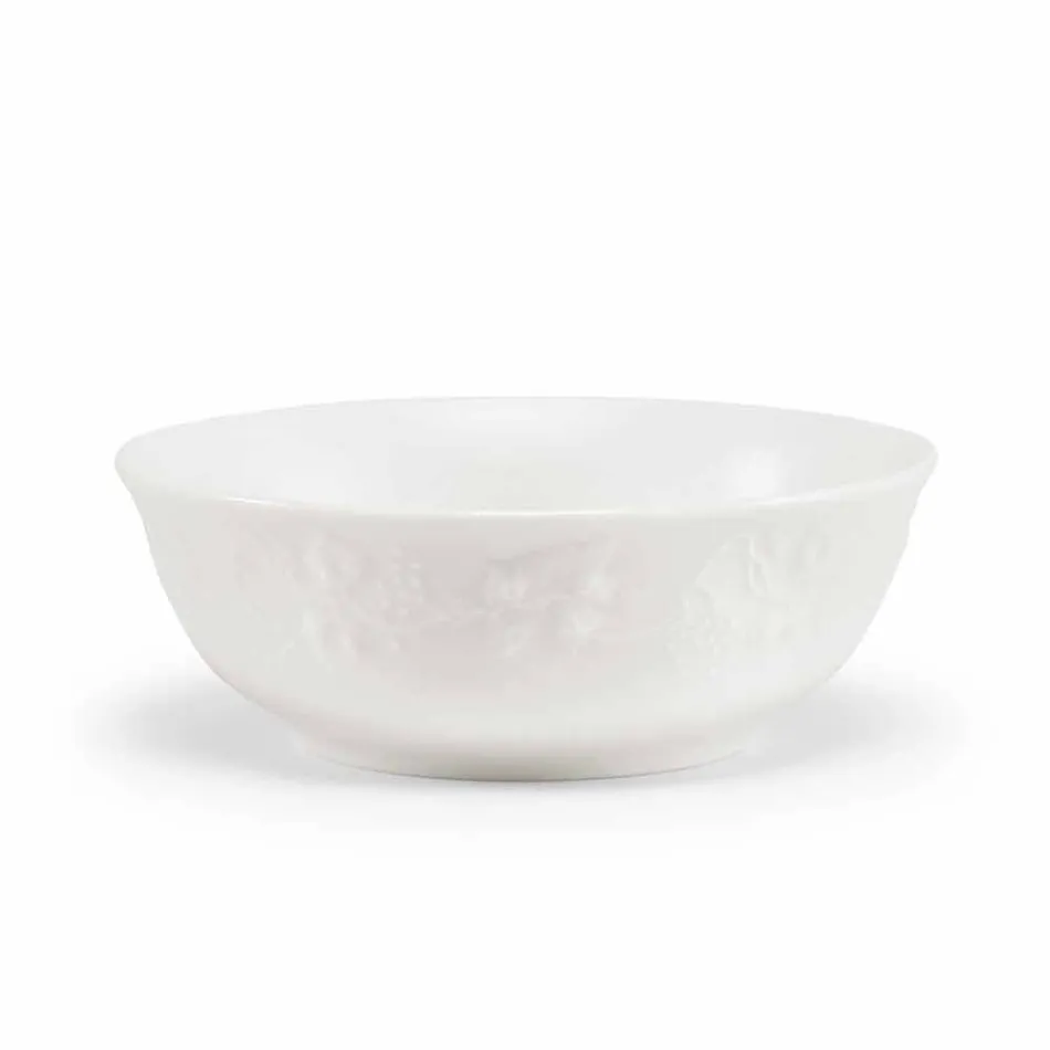 Juego de 27 elegantes platos de diseño de porcelana blanca - Gimignano viadurini