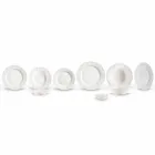 Juego de 27 elegantes platos de diseño de porcelana blanca - Gimignano viadurini