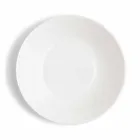 Platos para servir 3 piezas de diseño moderno en porcelana blanca - Málaga viadurini