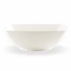 Platos para servir 3 piezas de diseño moderno en porcelana blanca - Málaga viadurini