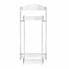 Valioso diseño moderno en plexiglás de mose transparente, hecho en Italia. viadurini