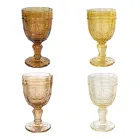 Set de 12 Copas de Vidrio 265 ml con Decoración Arabesca - Árabe viadurini