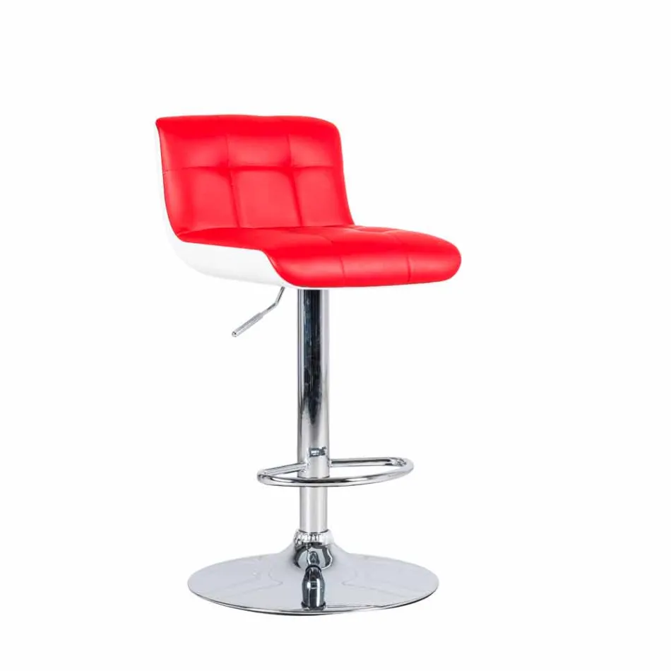 2 de septiembre taburetes tapizados de diseño, regulables en altura Ida viadurini