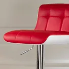 2 de septiembre taburetes tapizados de diseño, regulables en altura Ida viadurini