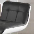 2 de septiembre taburetes tapizados de diseño, regulables en altura Ida viadurini