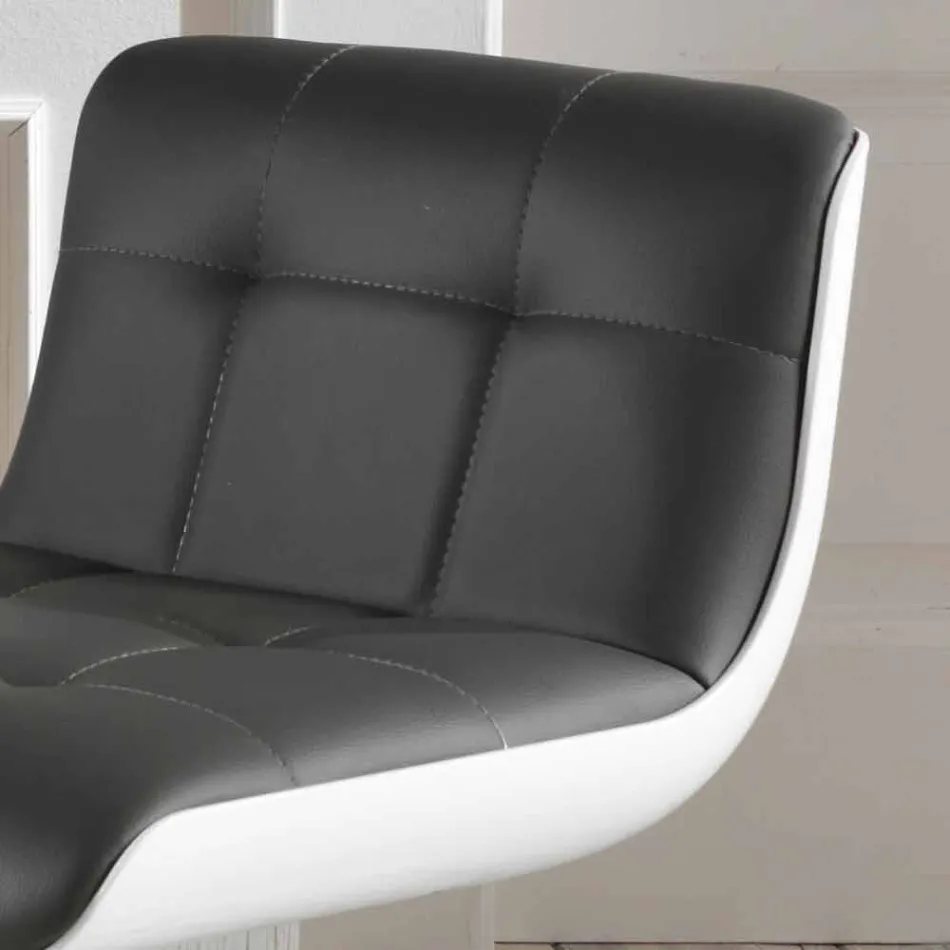 2 de septiembre taburetes tapizados de diseño, regulables en altura Ida viadurini