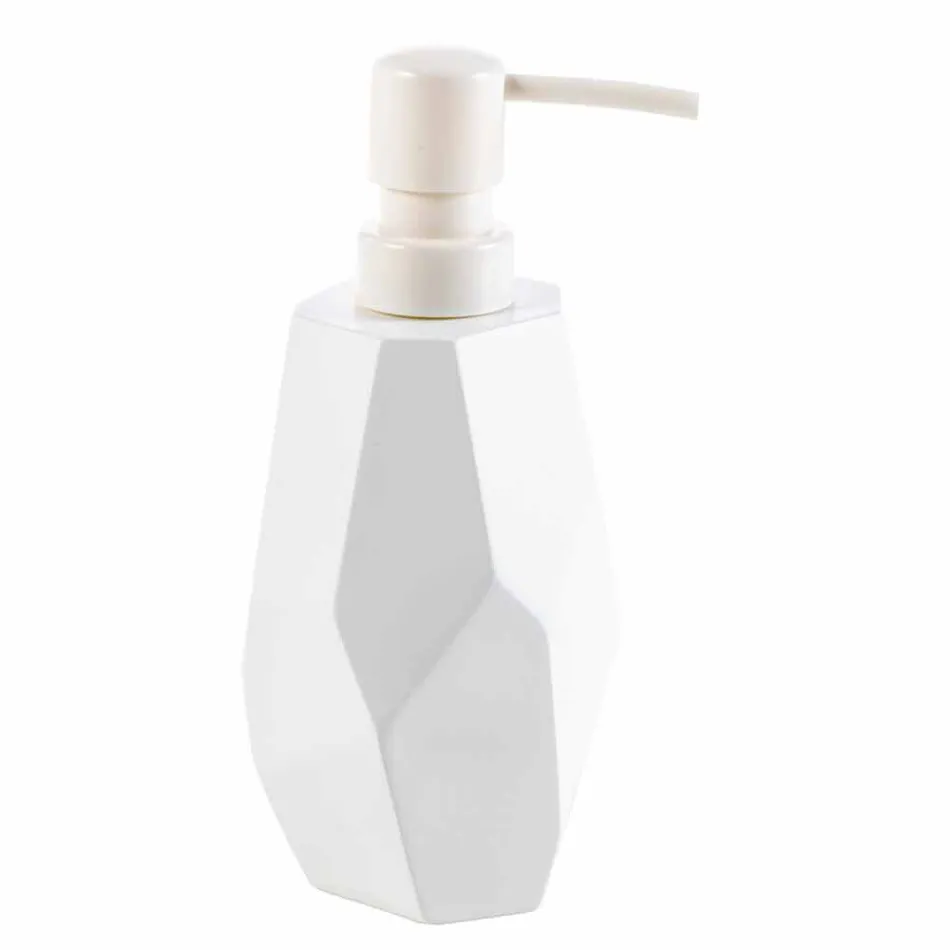 Conjunto de accesorios de baño de diseño en madera y resina Rivalba. viadurini